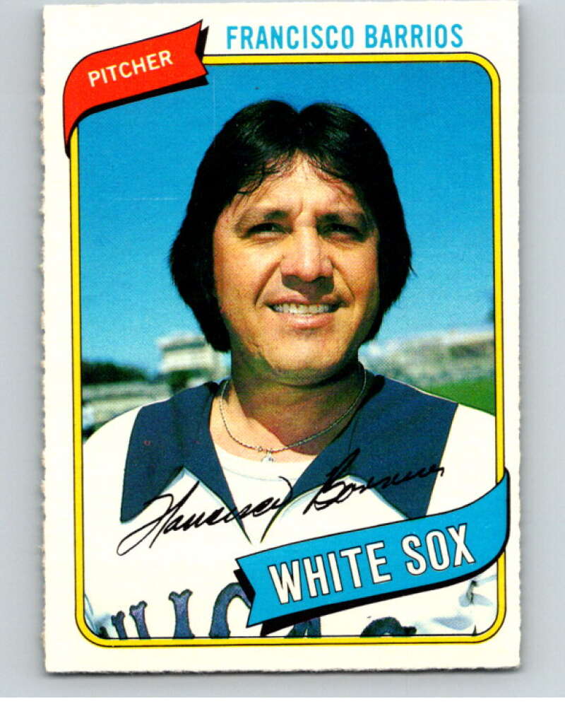 1980 O-Pee-Chee #58 Francisco Barrios Chicago White Sox V78982 Image 1