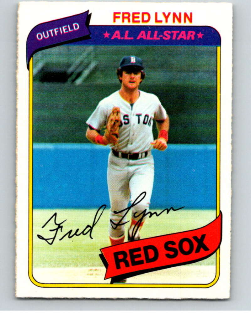 1980 O-Pee-Chee #60 Fred Lynn Boston Red Sox V78984 Image 1