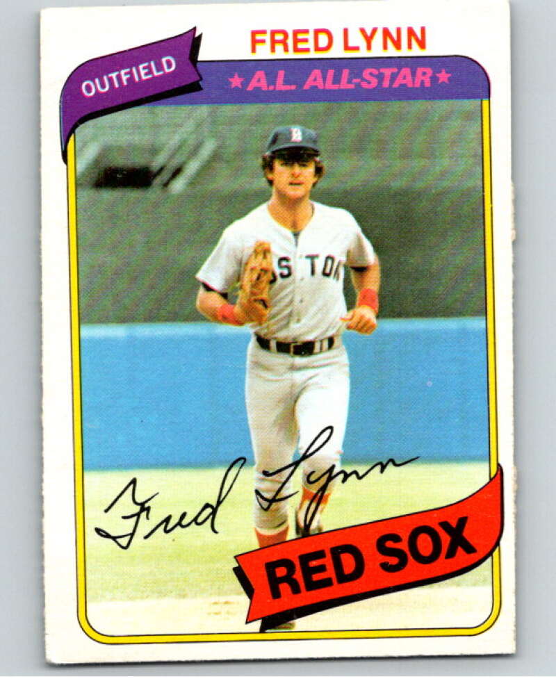 1980 O-Pee-Chee #60 Fred Lynn Boston Red Sox V78985 Image 1