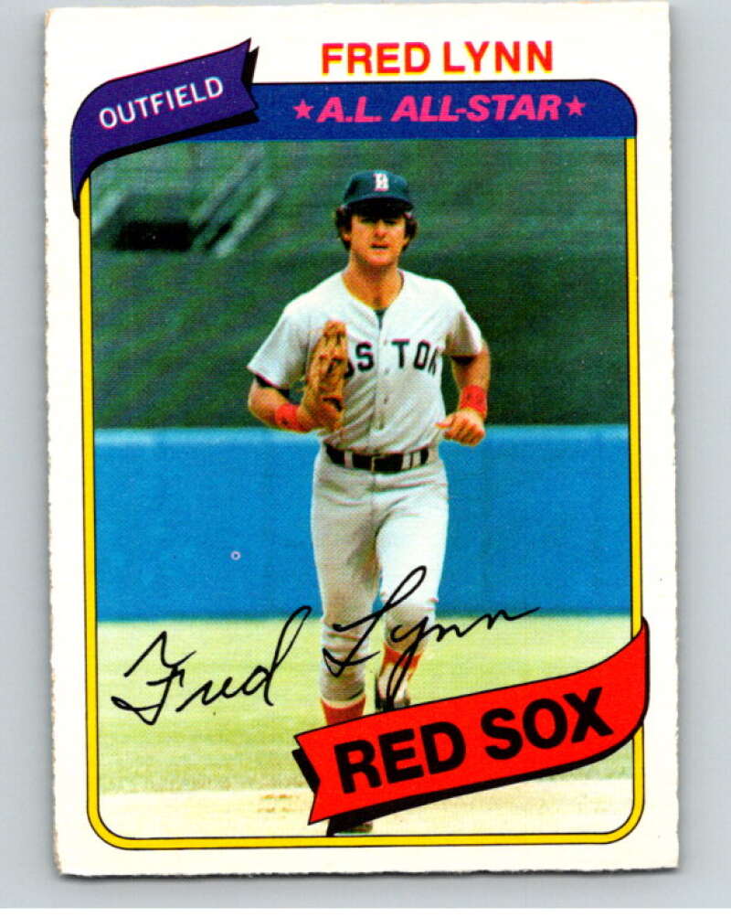 1980 O-Pee-Chee #60 Fred Lynn Boston Red Sox V78986 Image 1