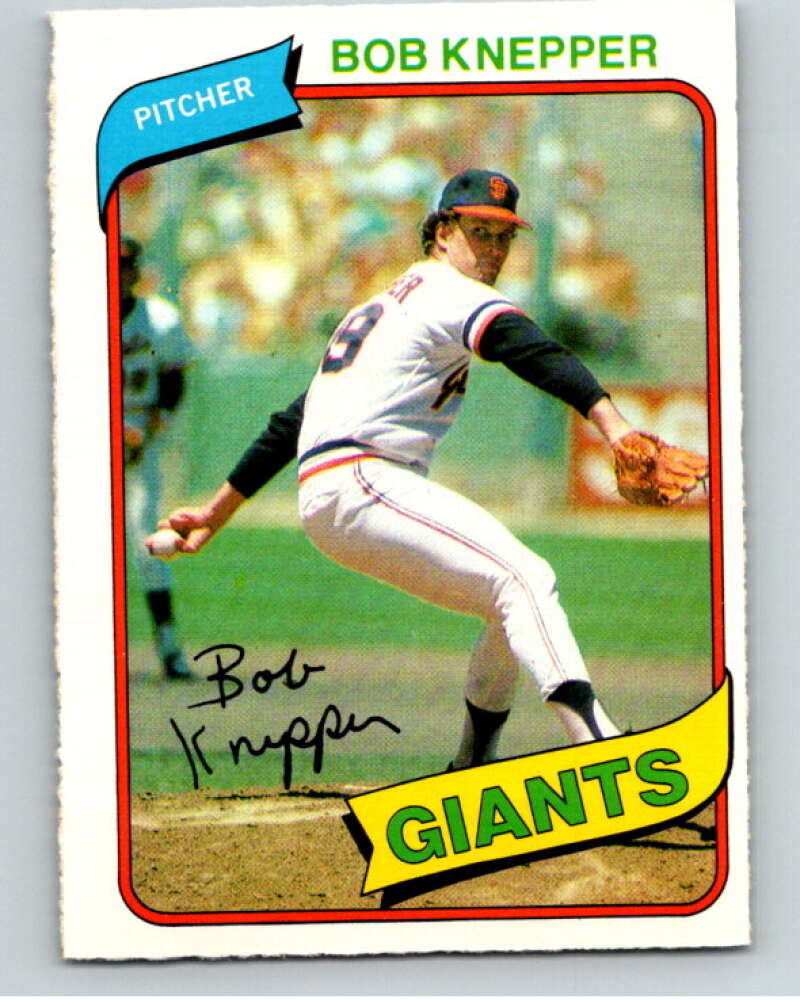 1980 O-Pee-Chee #61 Bob Knepper San Francisco Giants V78989 Image 1