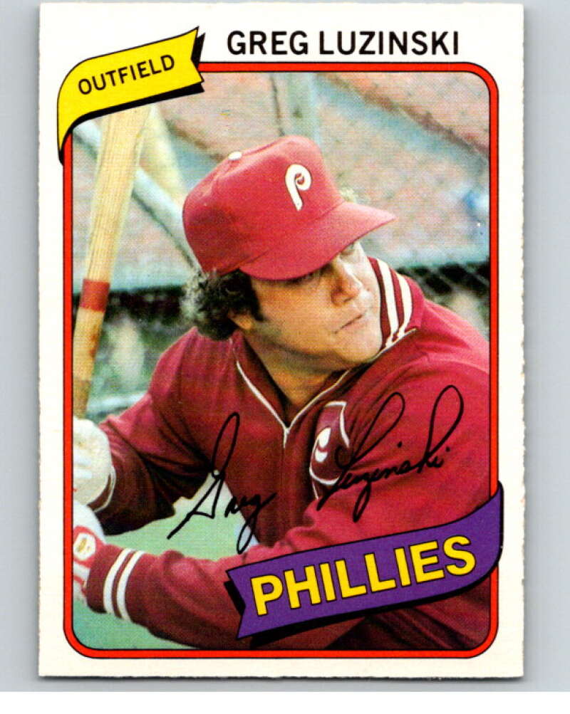 1980 O-Pee-Chee #66 Greg Luzinski Philadelphia Phillies V79005 Image 1