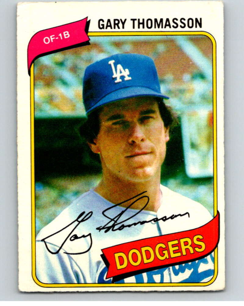 1980 O-Pee-Chee #70 Gary Thomasson Los Angeles Dodgers V79018 Image 1