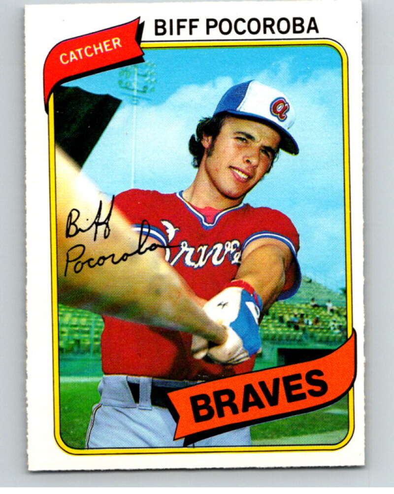 1980 O-Pee-Chee #73 Biff Pocoroba Atlanta Braves V79034 Image 1