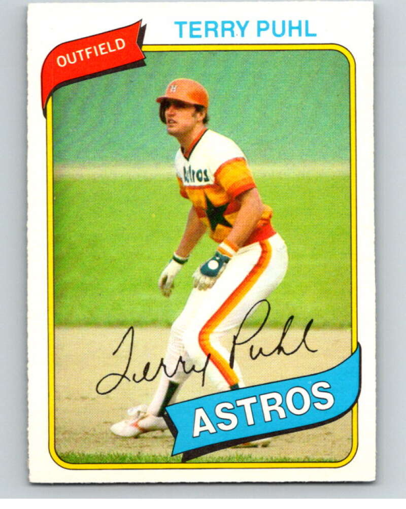 1980 O-Pee-Chee #82 Terry Puhl Houston Astros V79068 Image 1