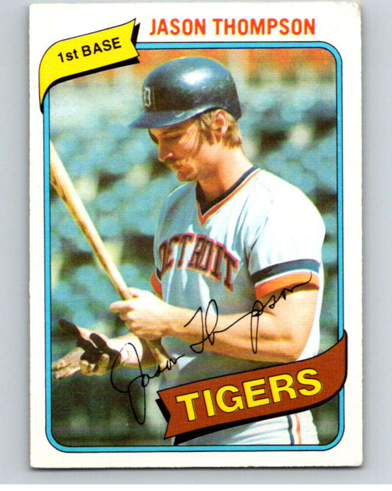 1980 O-Pee-Chee #83 Jason Thompson Detroit Tigers V79072 Image 1