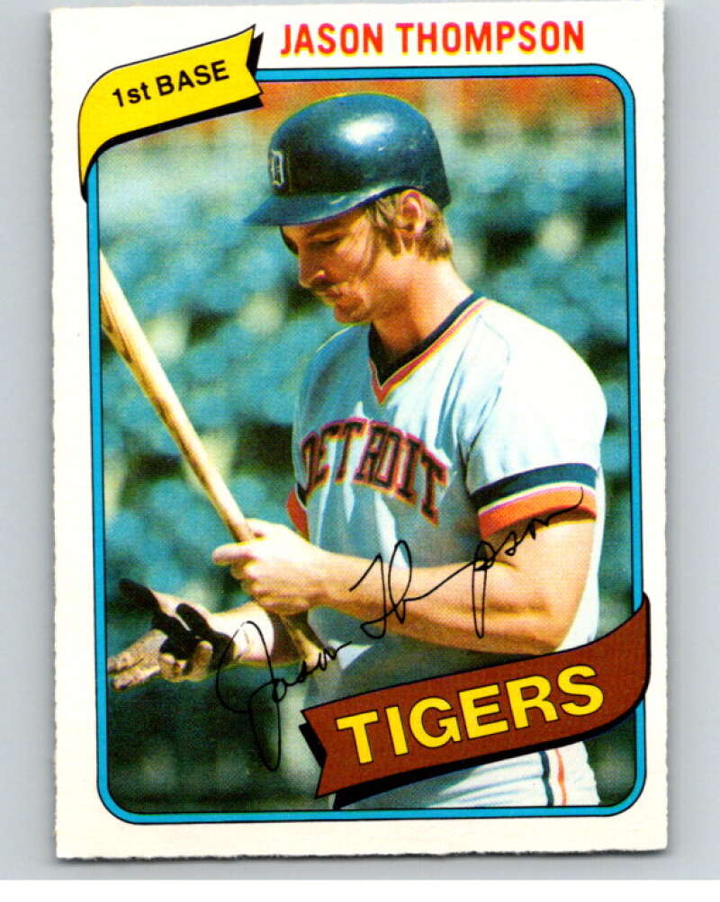1980 O-Pee-Chee #83 Jason Thompson Detroit Tigers V79074 Image 1
