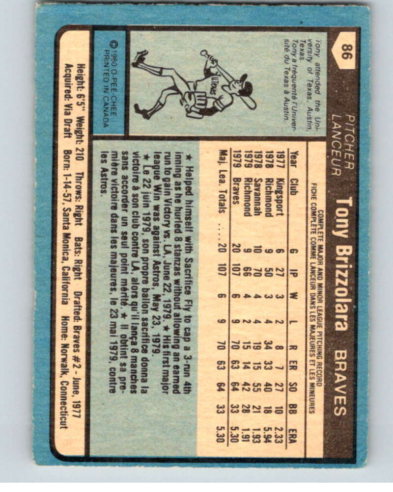 1980 O-Pee-Chee #87 Willie Wilson Kansas City Royals V79082 Image 2