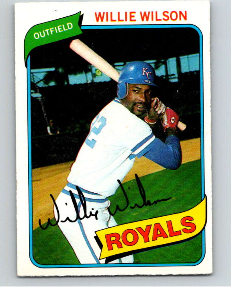 1980 O-Pee-Chee #87 Willie Wilson Kansas City Royals V79084 Image 1