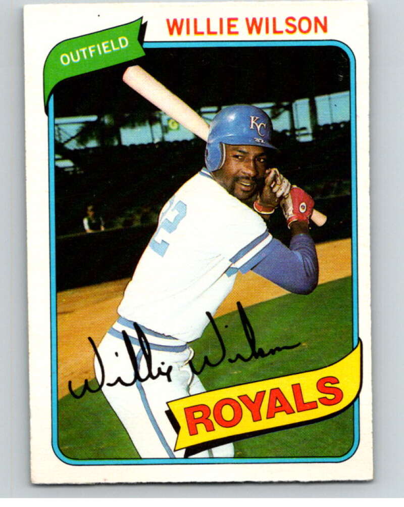 1980 O-Pee-Chee #87 Willie Wilson Kansas City Royals V79088 Image 1
