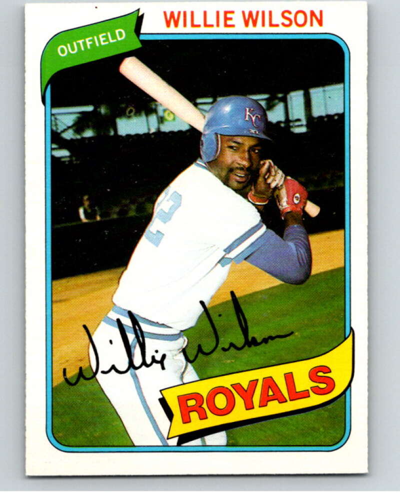 1980 O-Pee-Chee #87 Willie Wilson Kansas City Royals V79089 Image 1
