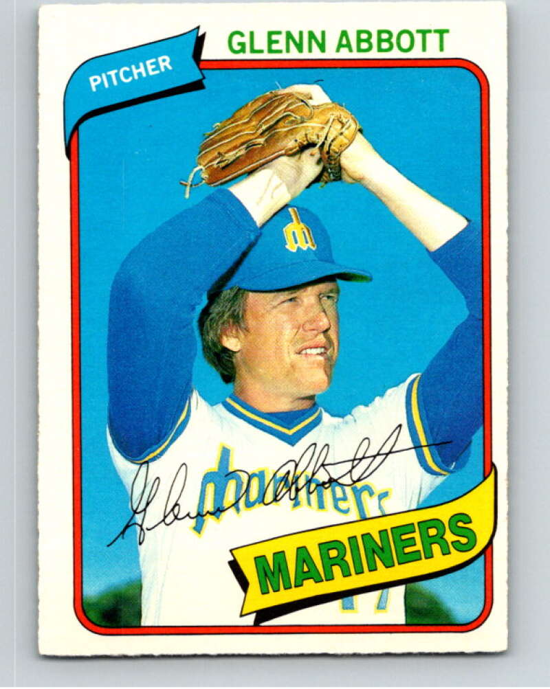 1980 O-Pee-Chee #92 Glenn Abbott Seattle Mariners V79102 Image 1