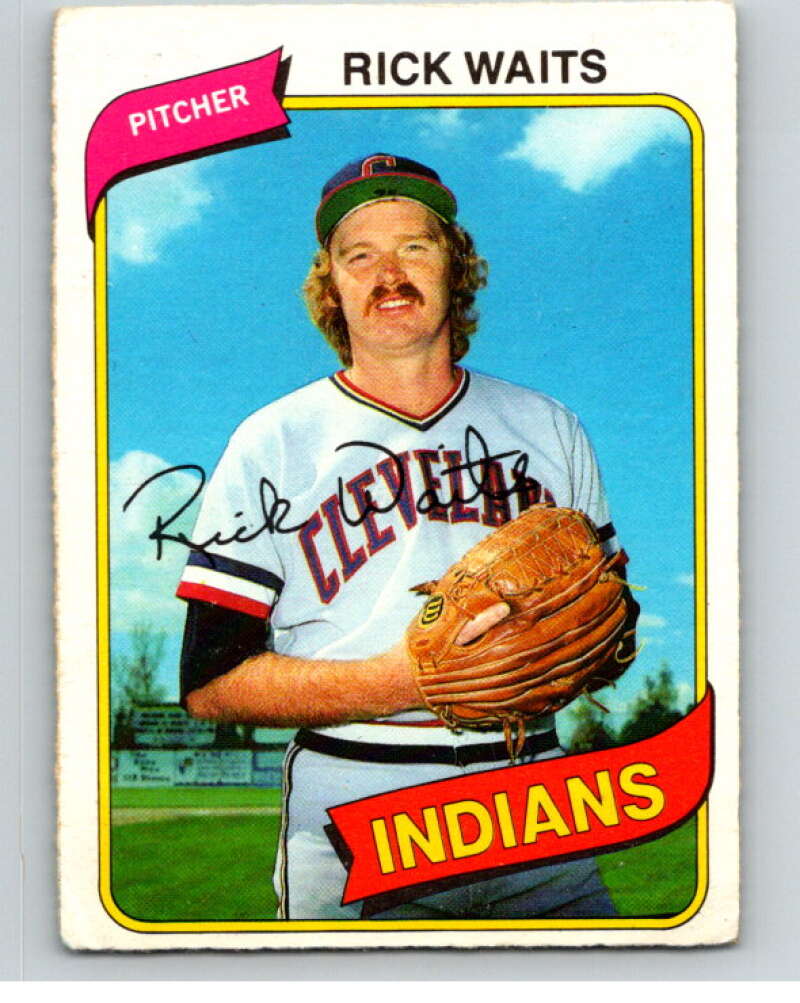 1980 O-Pee-Chee #94 Rick Waits Cleveland Indians V79112 Image 1