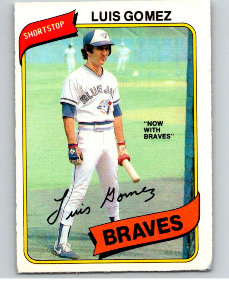 1980 O-Pee-Chee #95 Luis Gomez Atlanta Braves/ Blue Jays V79114 Image 1