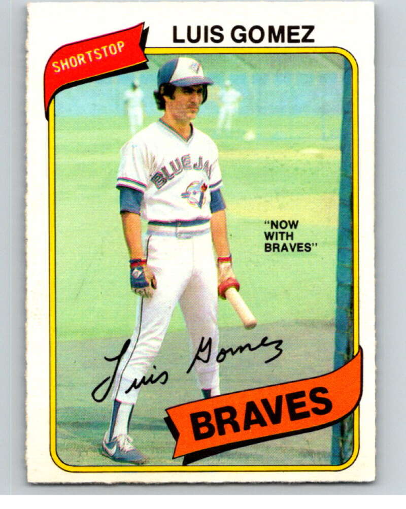 1980 O-Pee-Chee #95 Luis Gomez Atlanta Braves/ Blue Jays V79117 Image 1