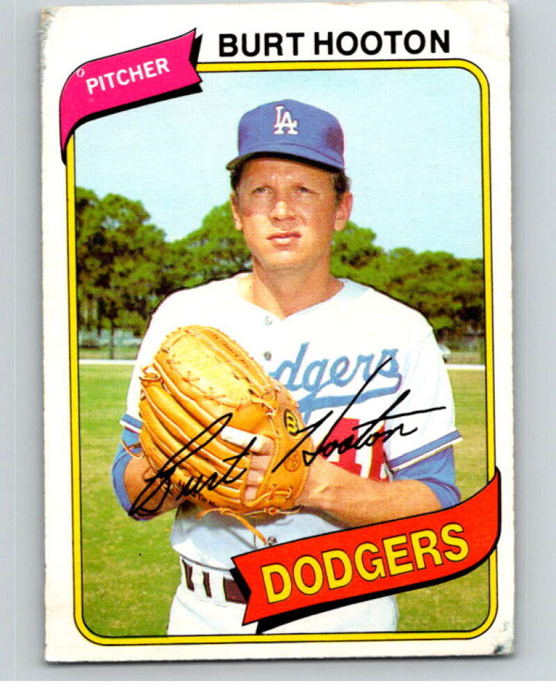1980 O-Pee-Chee #96 Burt Hooton Los Angeles Dodgers V79119 Image 1