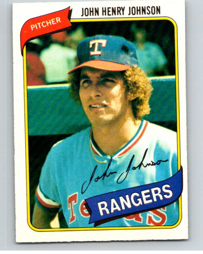 1980 O-Pee-Chee #97 John Henry Johnson Texas Rangers V79125 Image 1