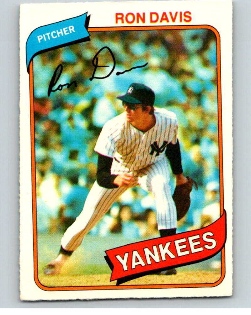 1980 O-Pee-Chee #101 Ron Davis New York Yankees V79135 Image 1