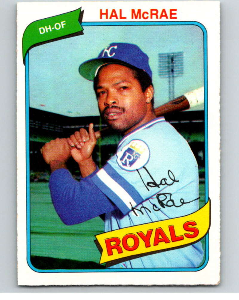 1980 O-Pee-Chee #104 Hal McRae Kansas City Royals V79139 Image 1