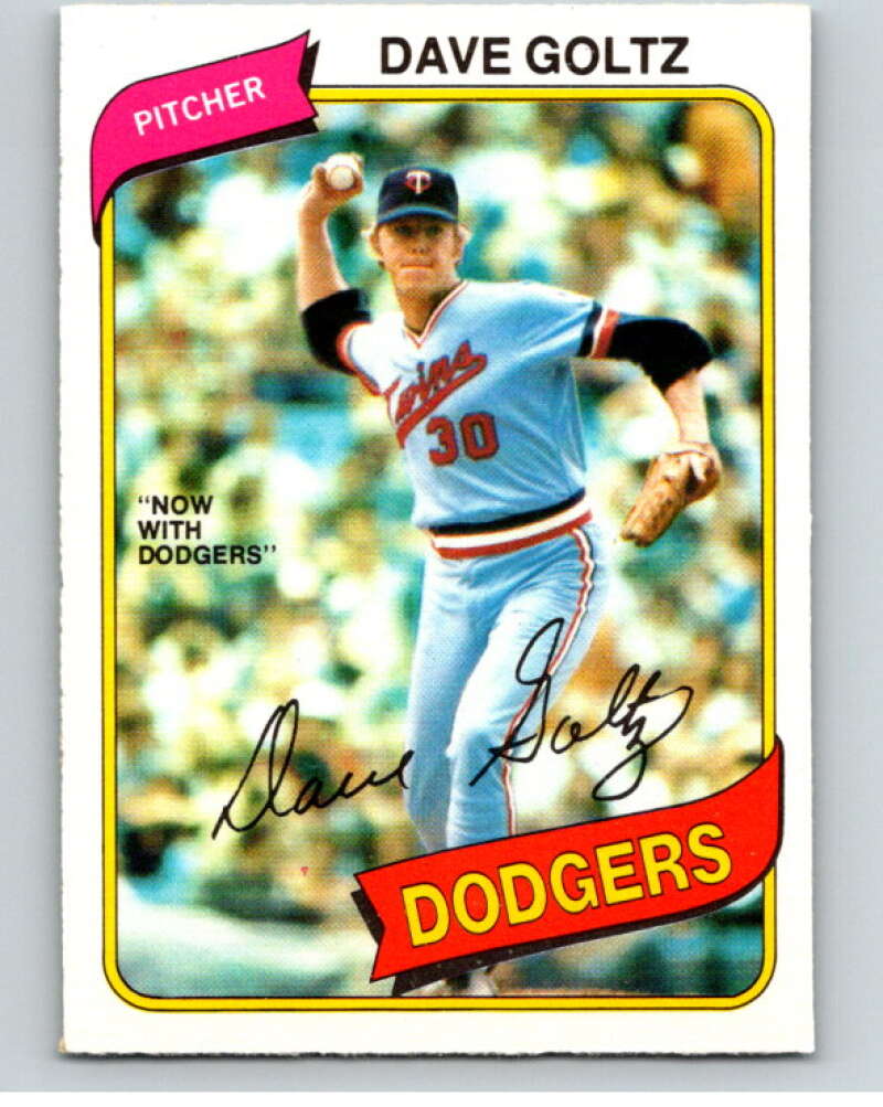 1980 O-Pee-Chee #108 Dave Goltz Los Angeles Dodgers/Twins V79149 Image 1