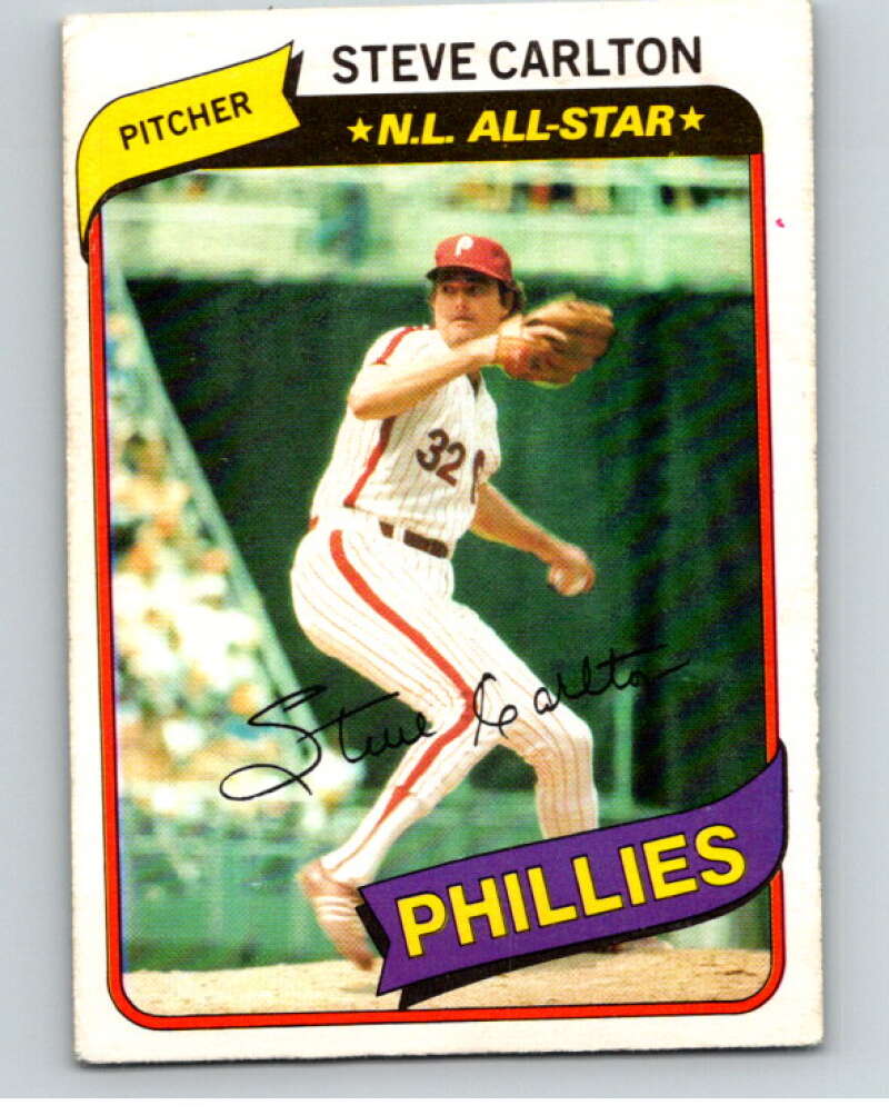 1980 O-Pee-Chee #113 Steve Carlton Philadelphia Phillies V79161 Image 1