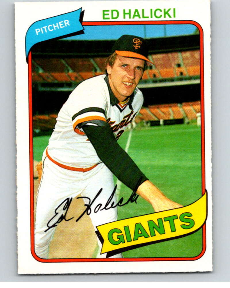 1980 O-Pee-Chee #115 Ed Halicki San Francisco Giants V79164 Image 1