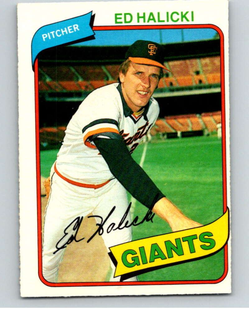 1980 O-Pee-Chee #115 Ed Halicki San Francisco Giants V79165 Image 1