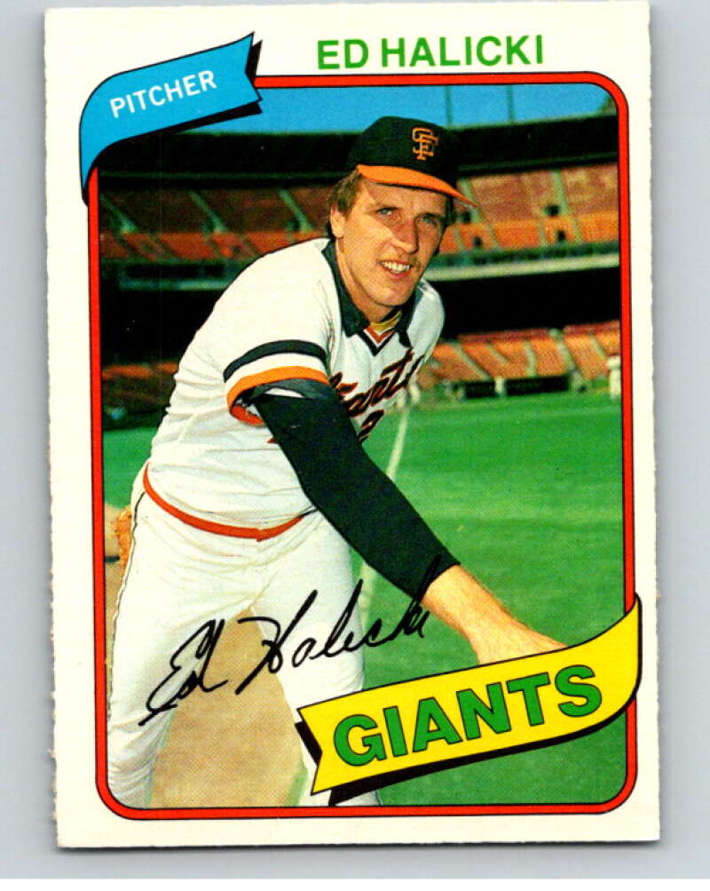 1980 O-Pee-Chee #115 Ed Halicki San Francisco Giants V79166 Image 1