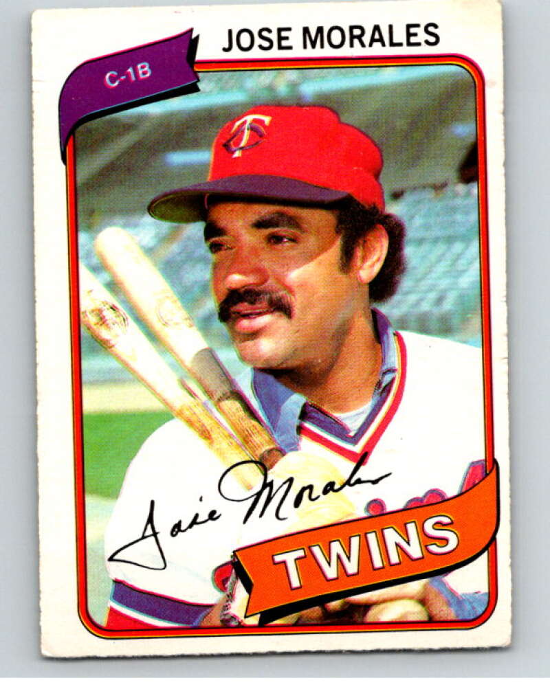 1980 O-Pee-Chee #116 Jose Morales Minnesota Twins V79168 Image 1