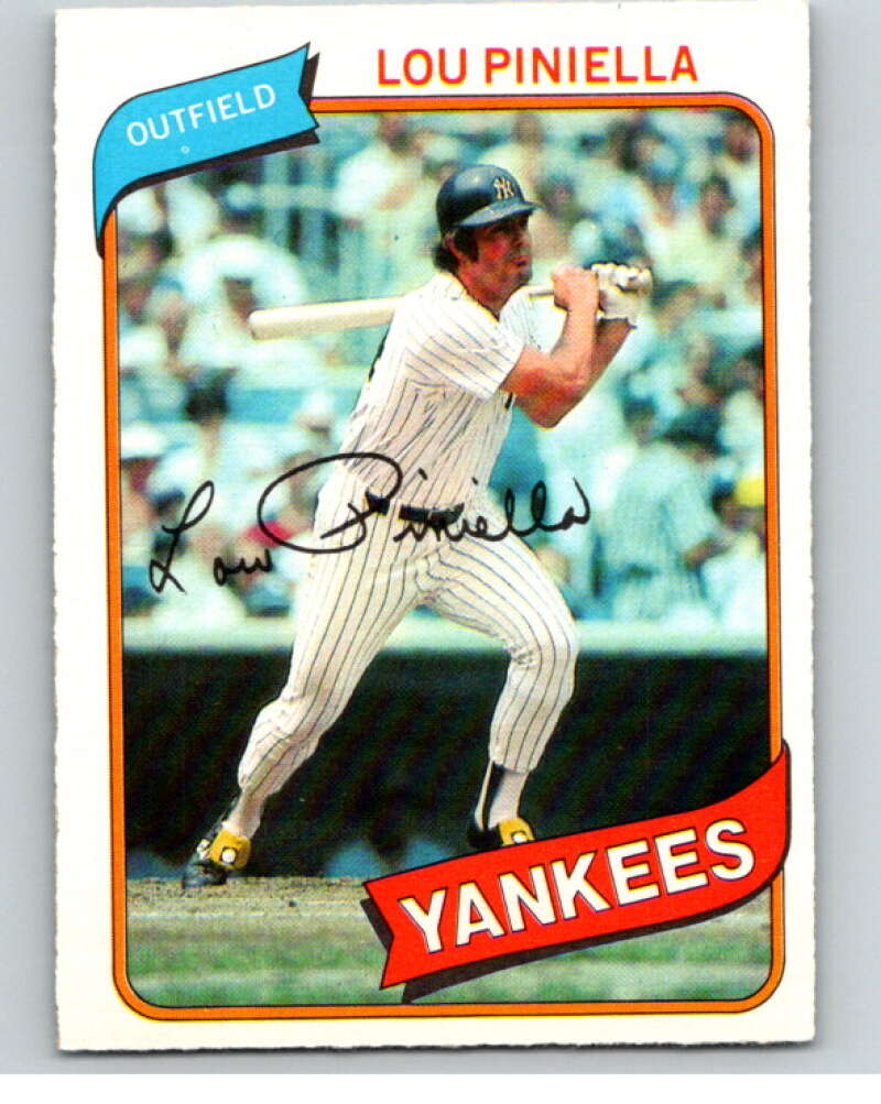 1980 O-Pee-Chee #120 Lou Piniella New York Yankees V79181 Image 1