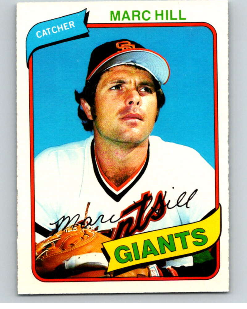 1980 O-Pee-Chee #125 Marc Hill San Francisco Giants V79191 Image 1