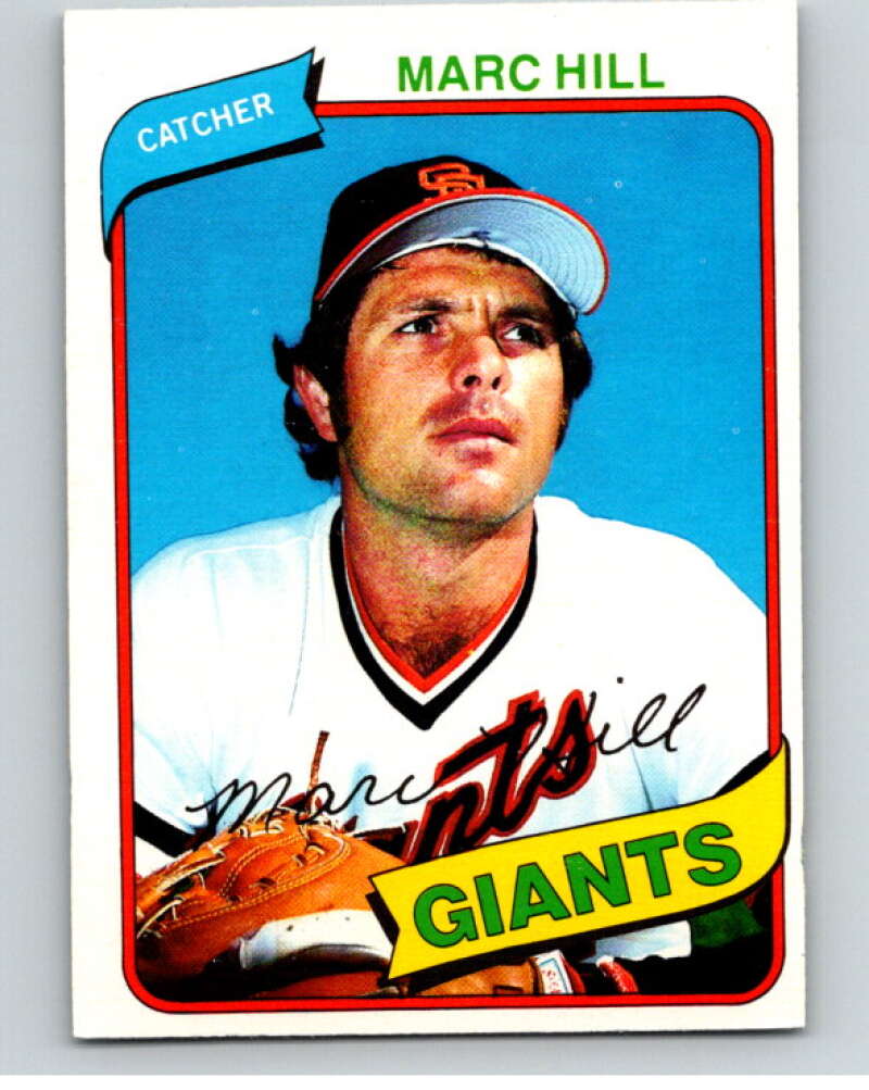 1980 O-Pee-Chee #125 Marc Hill San Francisco Giants V79193 Image 1