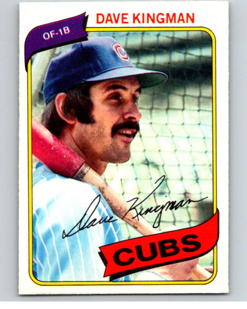 1980 O-Pee-Chee #127 Dave Kingman Chicago Cubs V79196 Image 1