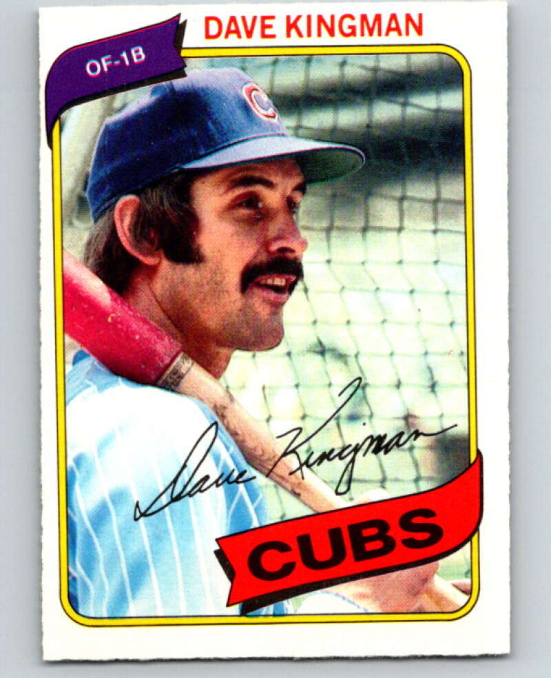 1980 O-Pee-Chee #127 Dave Kingman Chicago Cubs V79197 Image 1