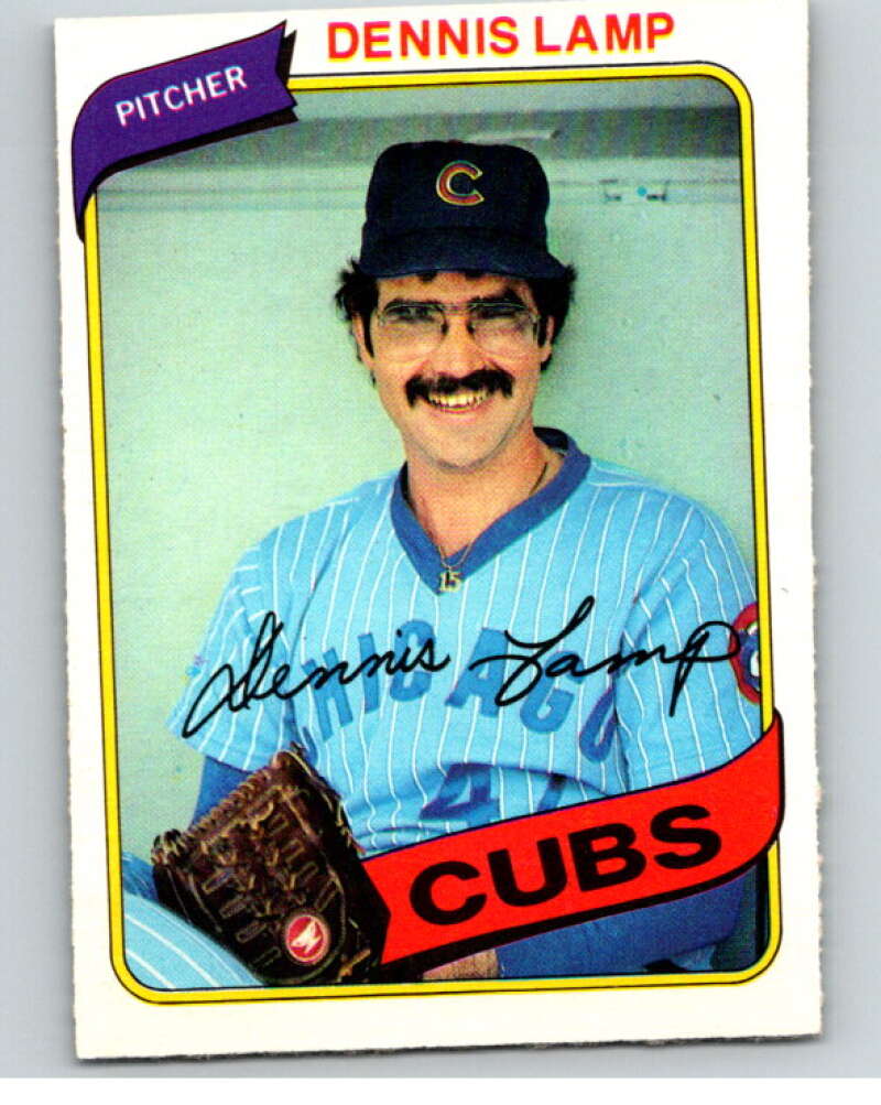 1980 O-Pee-Chee #129 Dennis Lamp Chicago Cubs V79202 Image 1