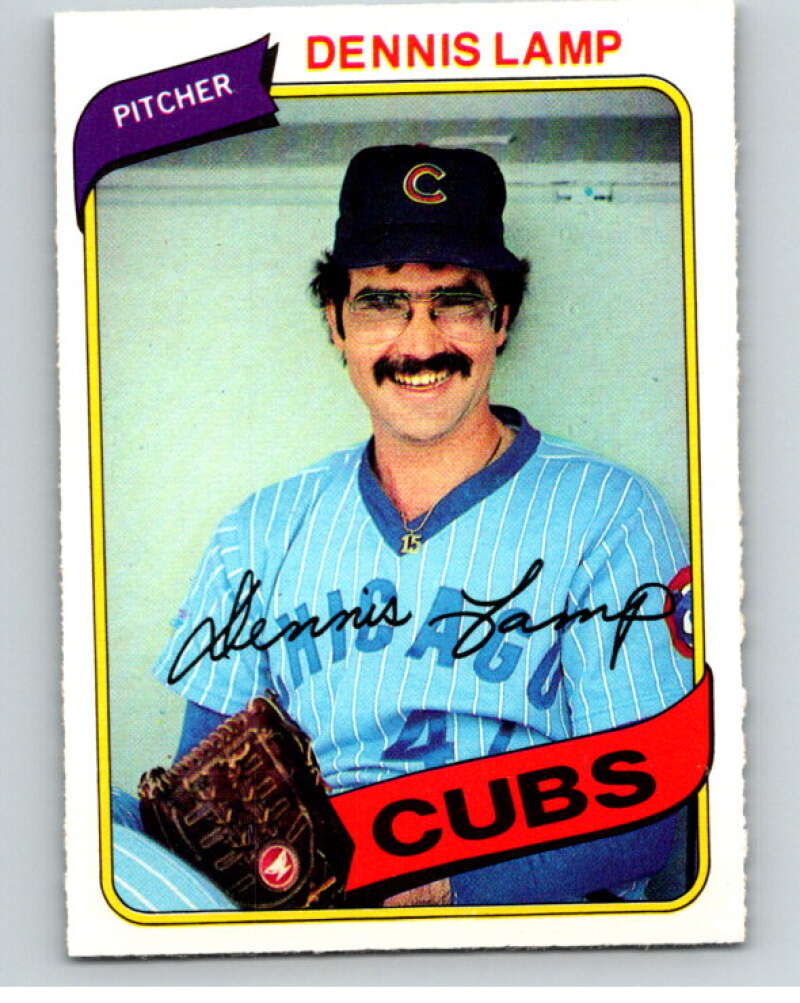 1980 O-Pee-Chee #129 Dennis Lamp Chicago Cubs V79203 Image 1