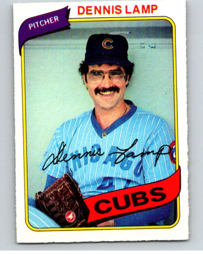 1980 O-Pee-Chee #129 Dennis Lamp Chicago Cubs V79205 Image 1