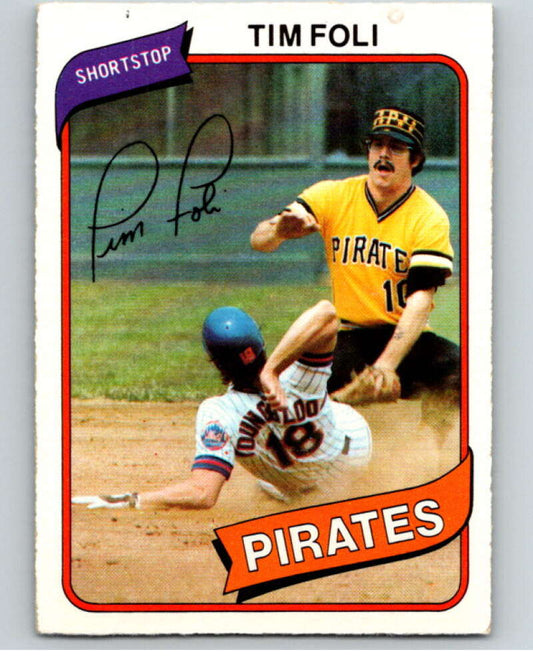 1980 O-Pee-Chee #131 Tim Foli  Pittsburgh Pirates  V79211 Image 1