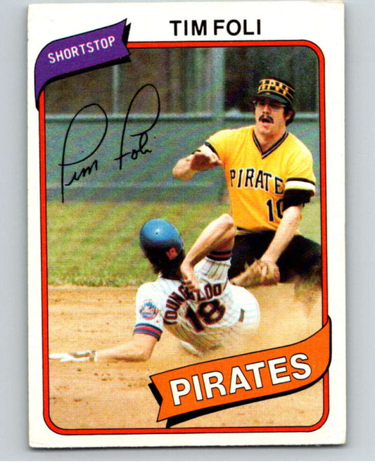 1980 O-Pee-Chee #131 Tim Foli  Pittsburgh Pirates  V79213 Image 1
