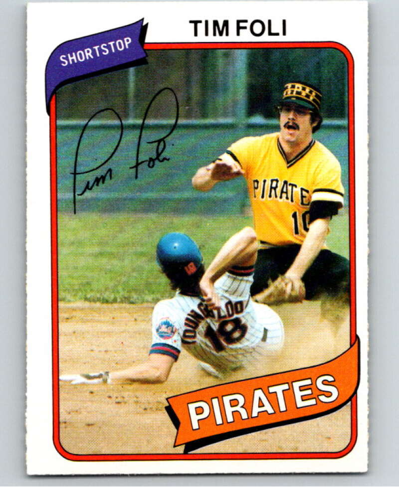 1980 O-Pee-Chee #131 Tim Foli Pittsburgh Pirates V79214 Image 1