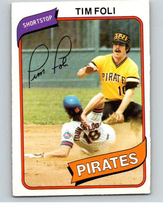 1980 O-Pee-Chee #131 Tim Foli  Pittsburgh Pirates  V79215 Image 1