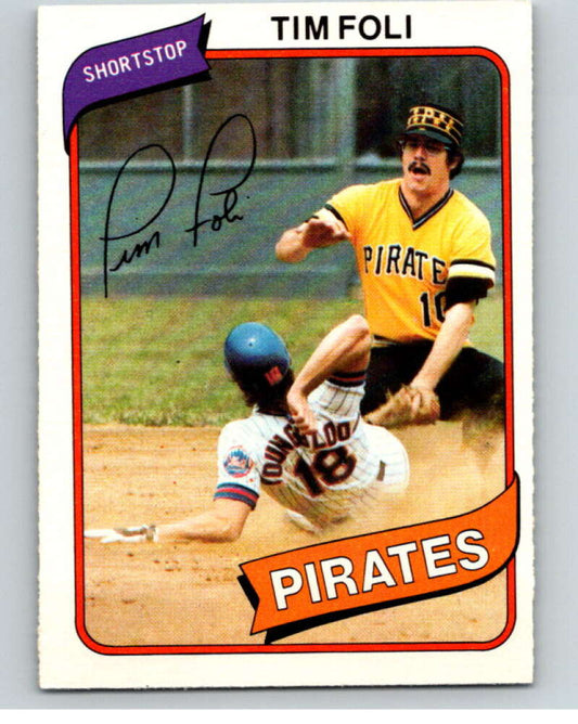 1980 O-Pee-Chee #131 Tim Foli  Pittsburgh Pirates  V79216 Image 1