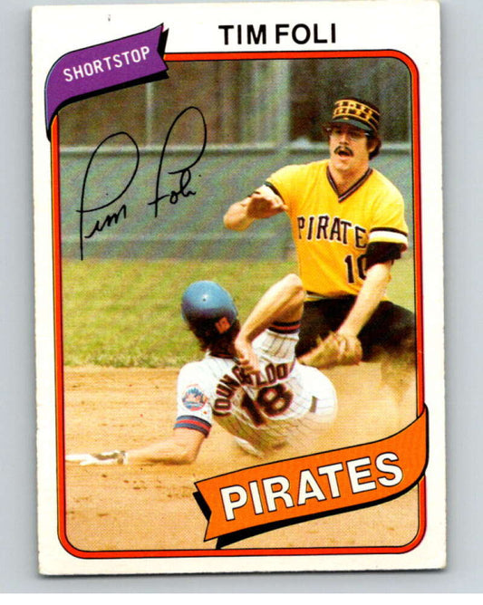 1980 O-Pee-Chee #131 Tim Foli  Pittsburgh Pirates  V79219 Image 1