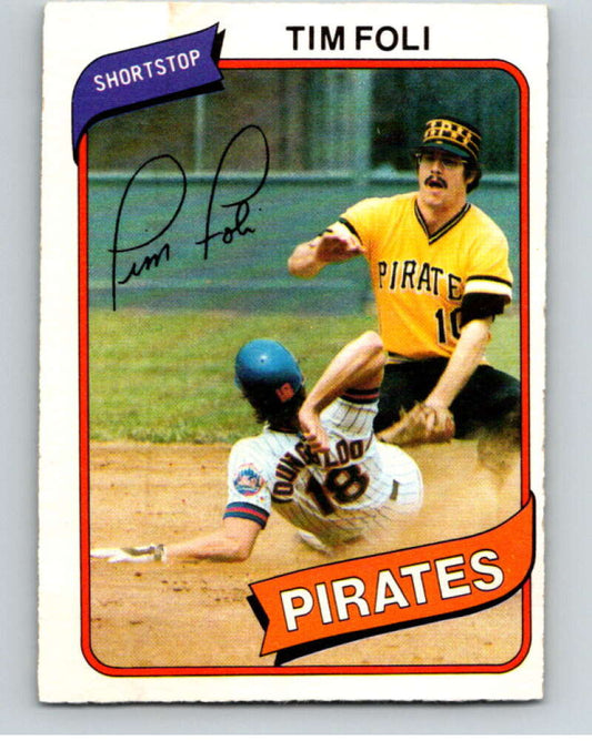 1980 O-Pee-Chee #131 Tim Foli  Pittsburgh Pirates  V79220 Image 1