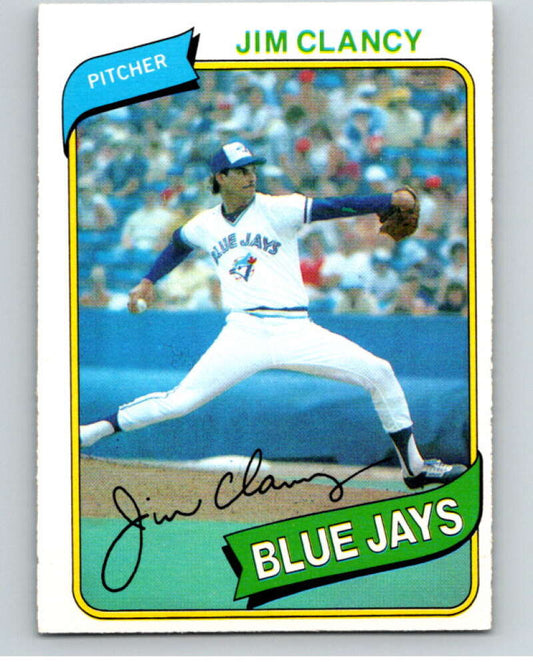 1980 O-Pee-Chee #132 Jim Clancy  Toronto Blue Jays  V79223 Image 1