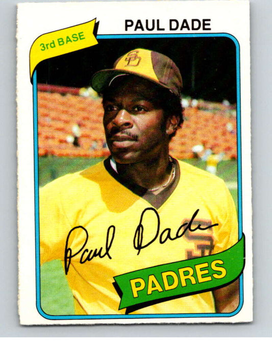 1980 O-Pee-Chee #134 Paul Dade  San Diego Padres  V79231 Image 1