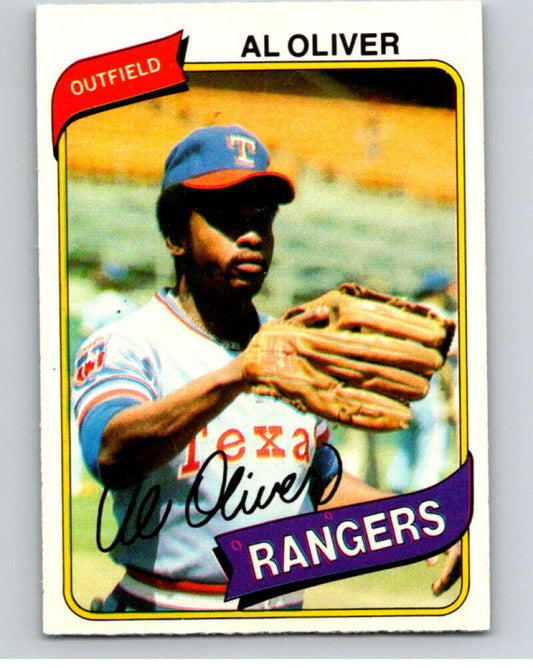 1980 O-Pee-Chee #136 Al Oliver  Texas Rangers  V79241 Image 1