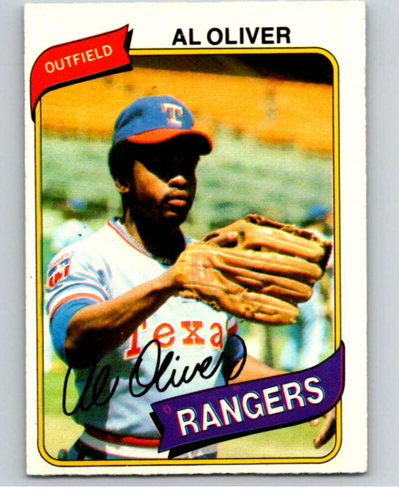 1980 O-Pee-Chee #136 Al Oliver Texas Rangers V79242 Image 1