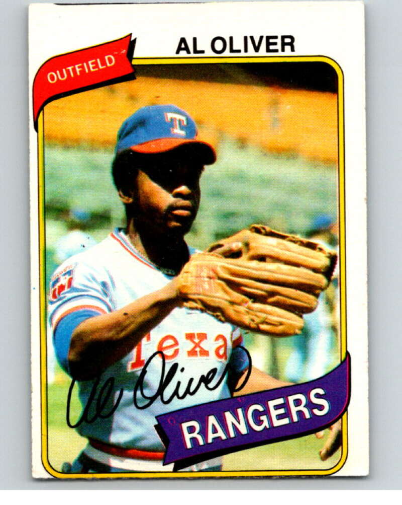 1980 O-Pee-Chee #136 Al Oliver Texas Rangers V79243 Image 1