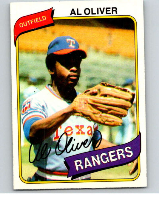 1980 O-Pee-Chee #136 Al Oliver  Texas Rangers  V79245 Image 1